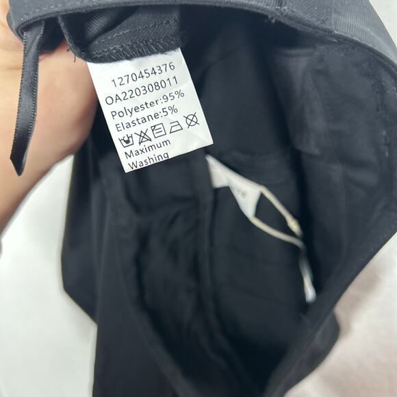 Commense Black Trousers Elegant Tailored Design - Picture 6 of 6